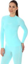 Brubeck | Dames Thermoshirt - Thermokleding - met Nilit® Innergy - Lichtblauw - M