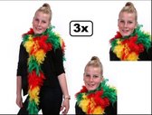 3x Boa brandveilig rood/geel/groen stroken
