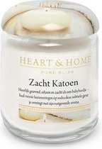 Heart & Home Middelgrote geurkaars - zacht katoen