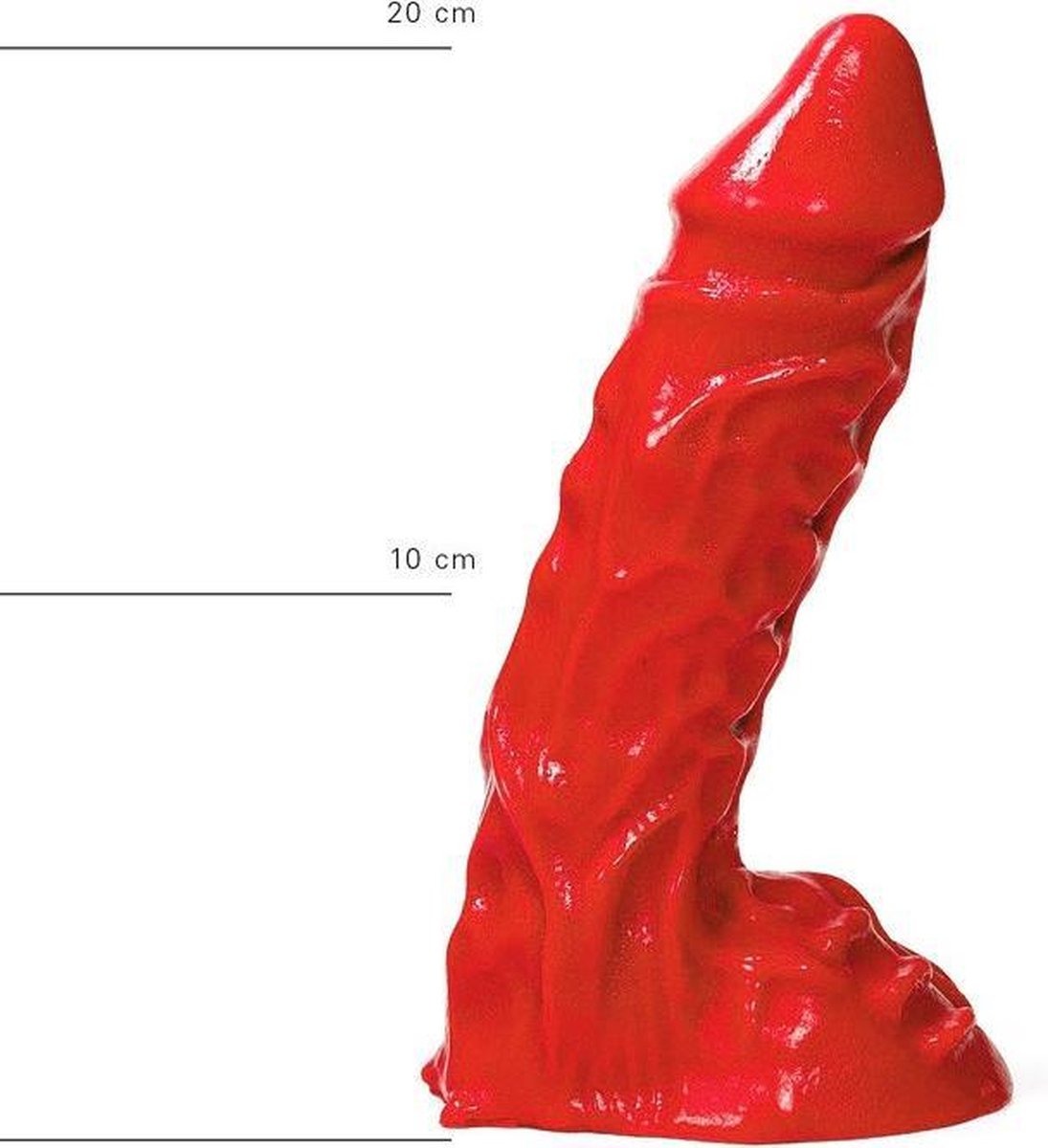 Goedkoopste All Red Dildo 23 x 5,5 cm - rood