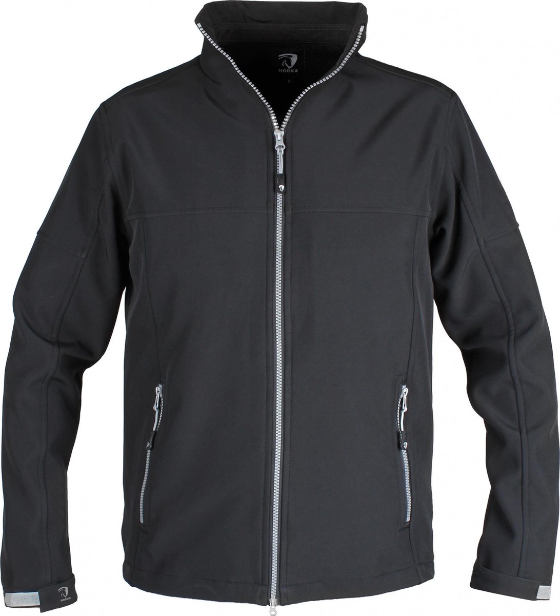 Horka Softshelljas Unisex Zwart