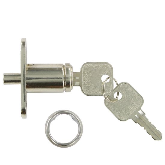 SENCYS cilinder meubelslot voor afsluiten schuifdeuren met 2 sleutels |  bol.com