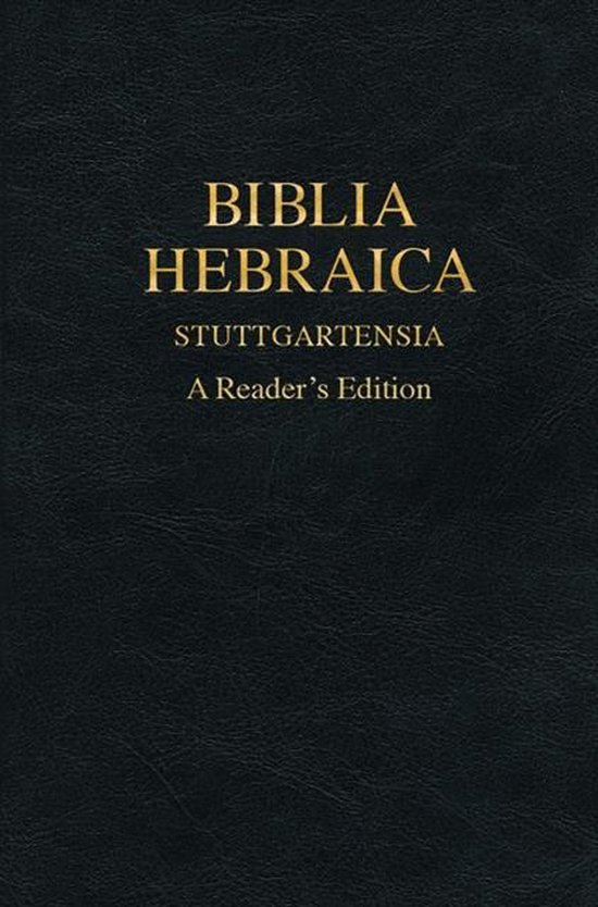 Biblia Hebraica Stuttgartensia - cover