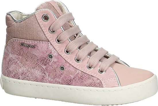 Geox - J 72d5 H - Sneaker hoog gekleed - Meisjes - Maat 34 - Roze - 8011  -Roze | bol.com
