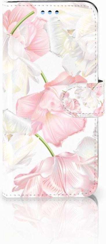 Book Case Geschikt voor Samsung S9 Design Lovely Flowers