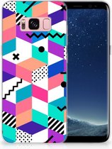 Samsung Galaxy S8 TPU-siliconen Hoesje Design Blocks Colorful