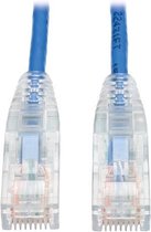 Tripp-Lite N201-S06-BL Cat6 Gigabit Snagless Molded Slim UTP Patch Cable (RJ45 M/M), Blue, 6 ft. TrippLite