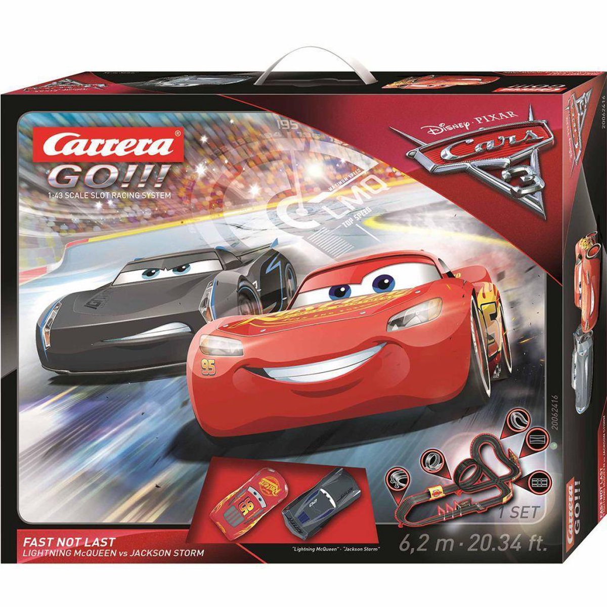 Carrera Cars Pista Cars Jackson Storm Carrera GO!!! Disney/Pixar