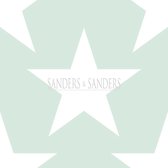 Sanders & Sanders behangpapier sterren mintgroen - 935258 - 53 cm x 10,05 m