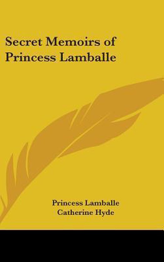 Secret Memoirs of Princess Lamballe - cover