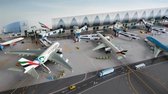 1:500 DXB (Dubai) - Vliegveld mat / folie / diorama set met gebouwen