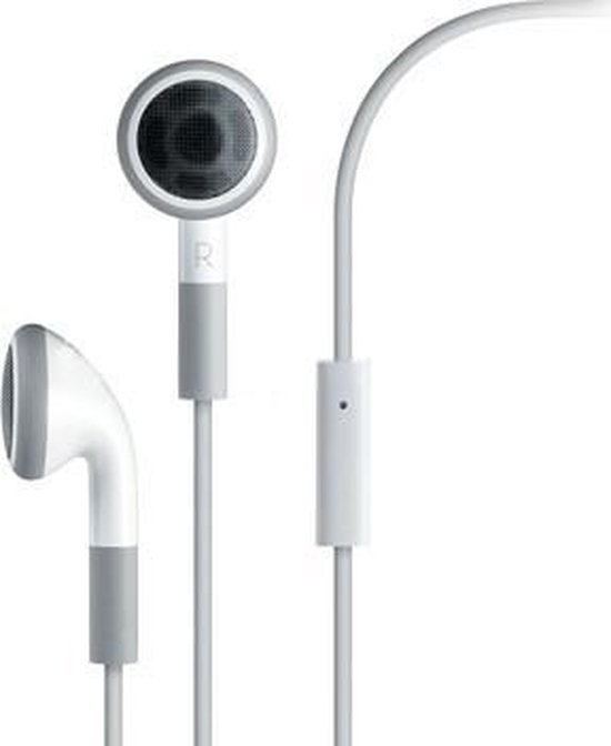 beschermen Schouderophalend druiven Oordopjes microfoon knopje Earphone oortjes iPhone iPod wit | bol.com
