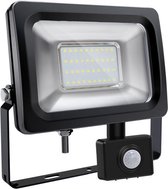 Sensor led floodlight / schijnwerper 30 Watt warm licht