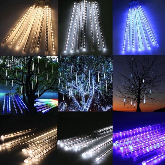 Dekbed gras druiven LED verlichting, 8 bewegende ijspegels / druppels, Icycle | bol.com