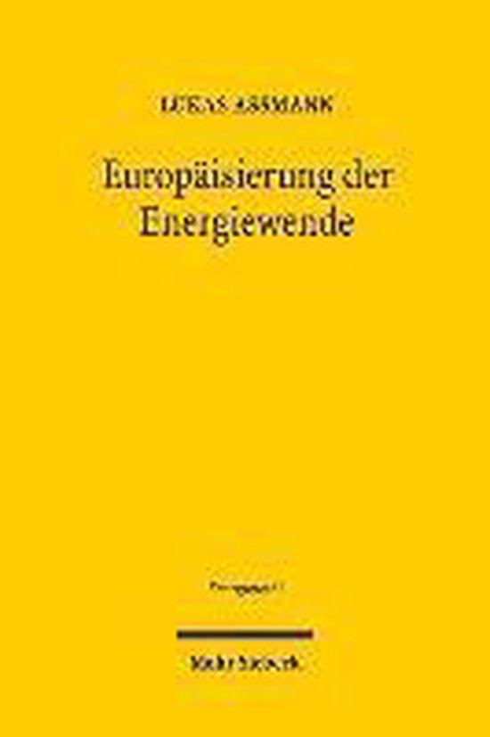Europäisierung der Energiewende - cover