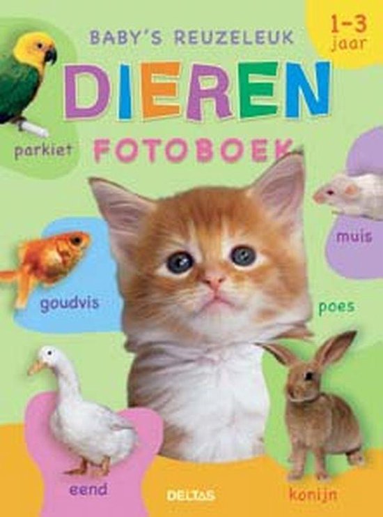 Cover van het boek 'Baby´s reuzeleuk dierenfotoboek (1-3 jaar)'