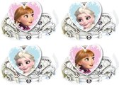 Disney Frozen Tiara's Zilver 4 Stuks