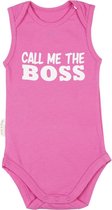 roze romper call me the boss 50/56