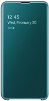 Samsung Clear View Hoesje - Samsung Galaxy S10e - Groen