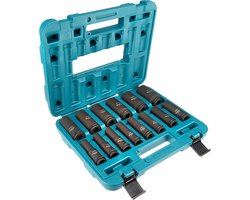 Makita B-52308 14-delige 1/2" Krachtdoppenset in koffer