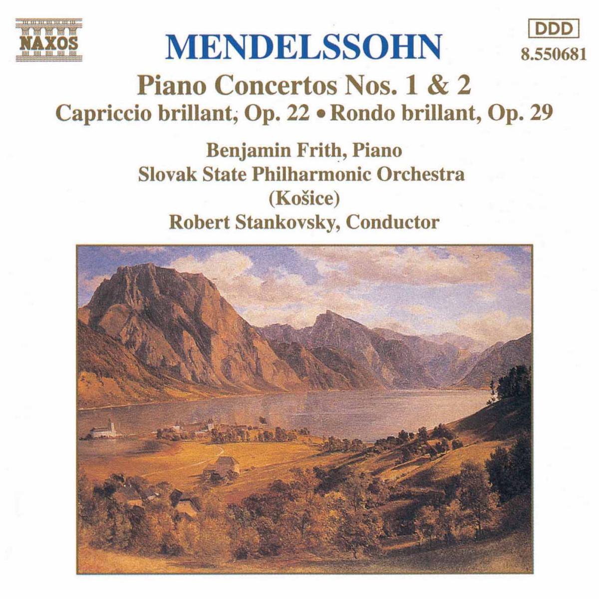 Benjamin Frith - Mendelssohn: Piano Concertos 1 & 2 (CD)
