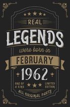 Real Legendes were born in February 1962