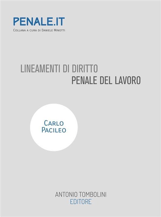 Penale.it - Lineamenti di diritto penale del lavoro - cover