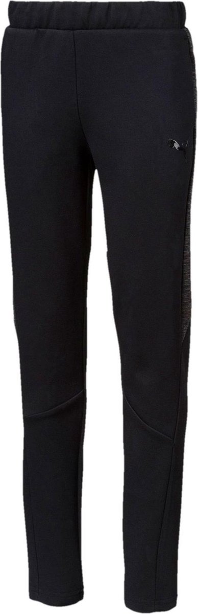 Puma EvoStripe Pant Junior Sportbroek – Unisex Zwart