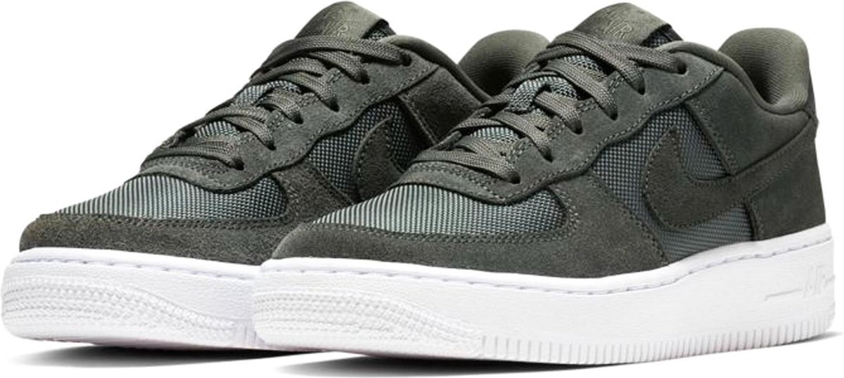 Nike Air Force 1 1 Sneaker Junior Sneakers Maat 37.5 Unisex groen grijs bol