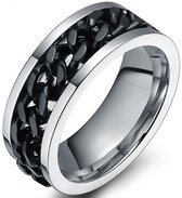 Schitterende Jasseron Ring | Herenring | Damesring | Jonline | 18,25 mm. Maat 57