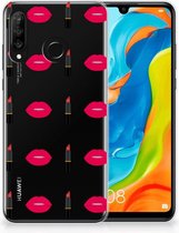 Huawei P30 Lite TPU Hoesje Design Lipstick Kiss