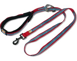 Kurgo Quantum 6-in-1 hondenriem – rood/blauw