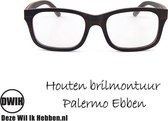 DWIH - Houten brilmontuur - Palermo - Ebben