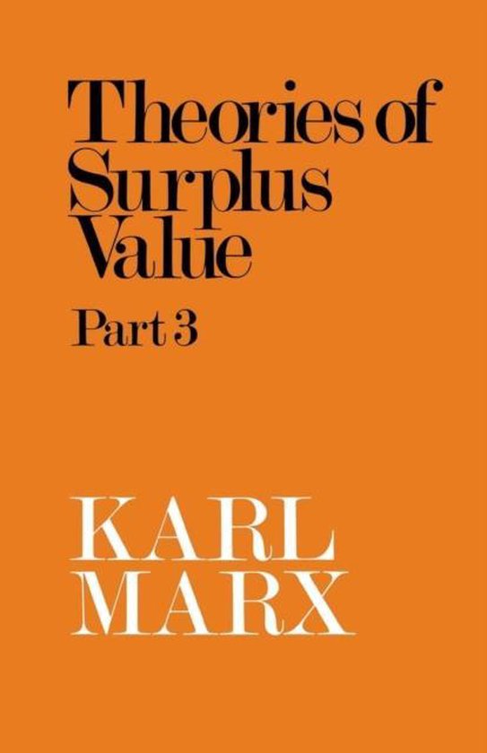 Theories of Surplus Value Part 3 - cover