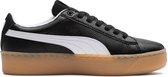 Puma Vikky Platform  Sneakers - Maat 37.5 - Vrouwen - zwart/wit/bruin