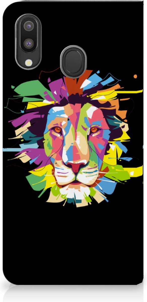 Samsung Galaxy M20 Magnet Case Lion Color