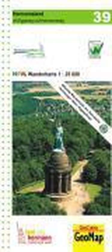 Wanderkarte Nordrhein-Westfalen 39 Hermannsland 1 : 25 000 - cover