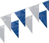 Vlaggenlijnen kobalt blauw en wit