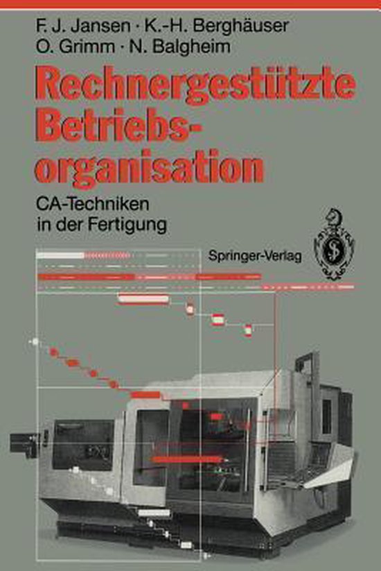 Rechnergestutzte Betriebsorganisation - cover