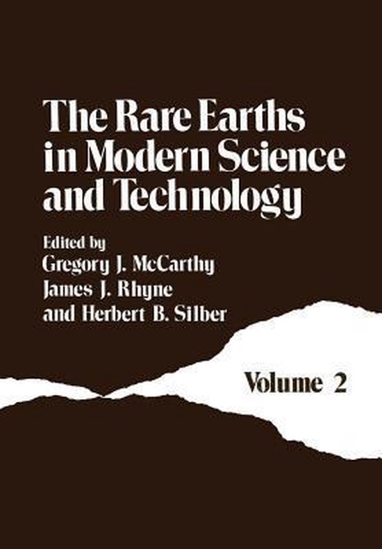 The Rare Earths in Modern Science and Technology - cover