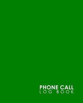 Phone Call Log Book