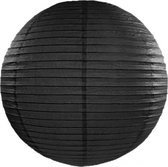 Luxe bol lampion zwart 50 cm
