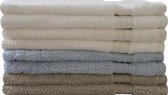 iSleep Terry Gastendoek - 30x50 cm - Taupe - 6 stuks