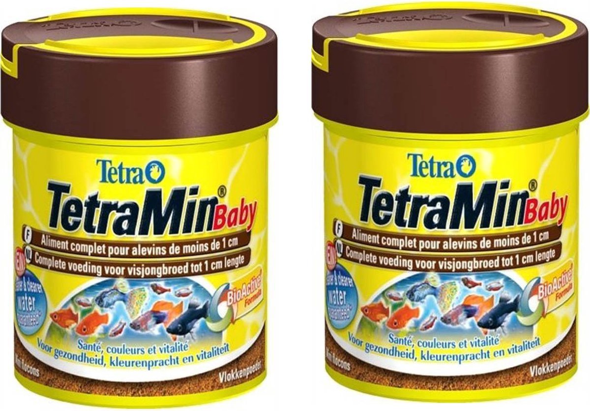 Tetramin Baby Bio Active Vissenvoer - Siervisjongen - 66 ml per 2 potjes