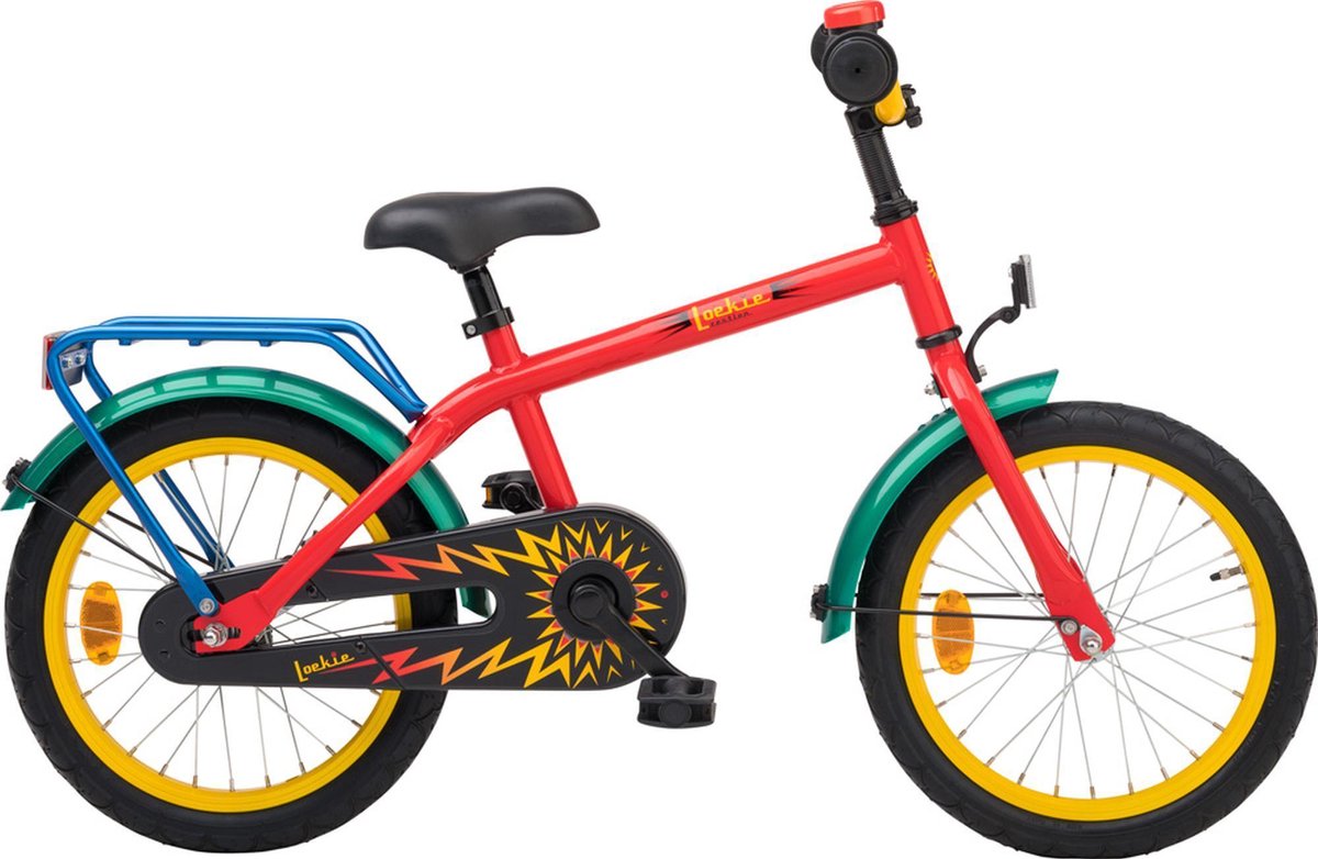 Boomgaard klasse De volgende Loekie Zestien 16 inch - Kinderfiets - Fiets | bol.com