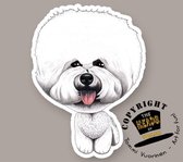 Magneet Hond Bichon Frise