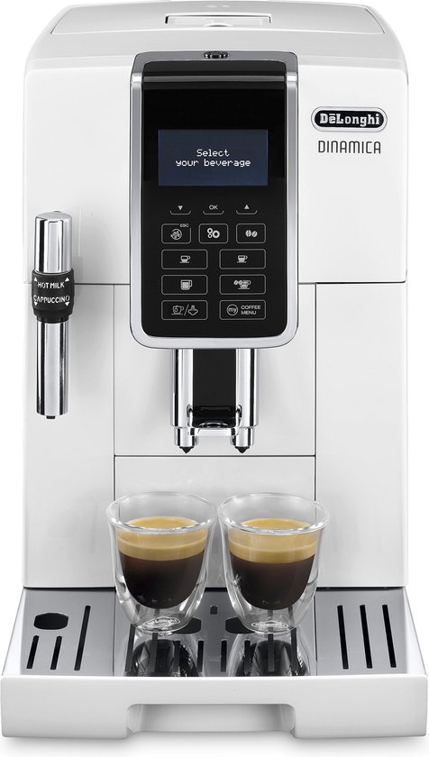 De'Longhi Dinamica ECAM350.35.W - Volautomatische espressomachine - Wit