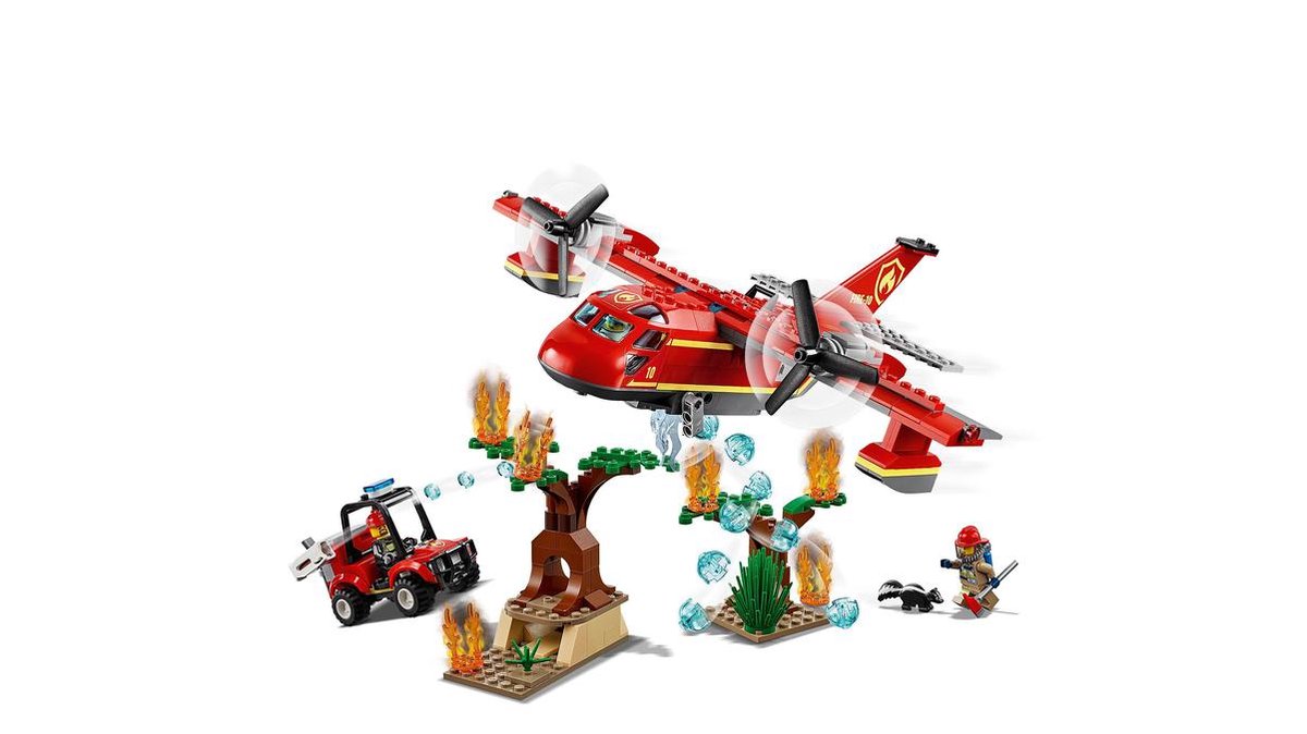 LEGO City Brandweervliegtuig - 60217 | bol