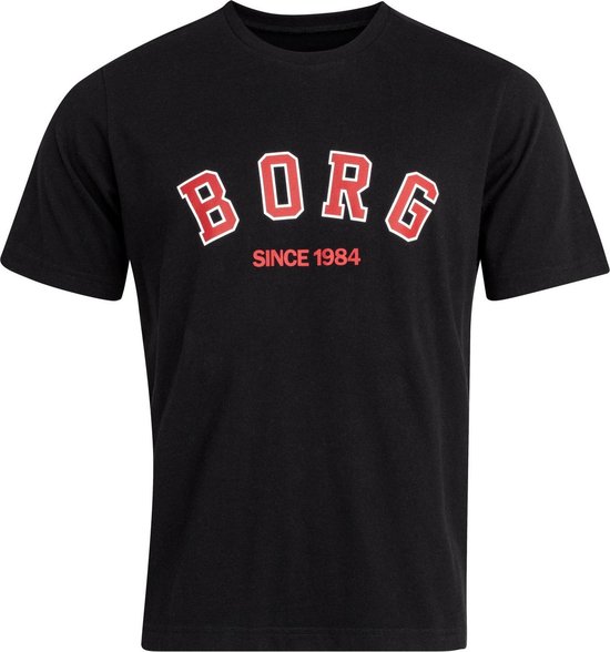 Bjorn Borg Borg sport Heren T-shirt - 1P - Zwart - Maat S