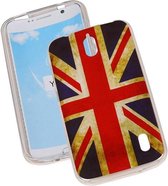 Britse Vlag TPU Cover Case voor Huawei Y625 Cover